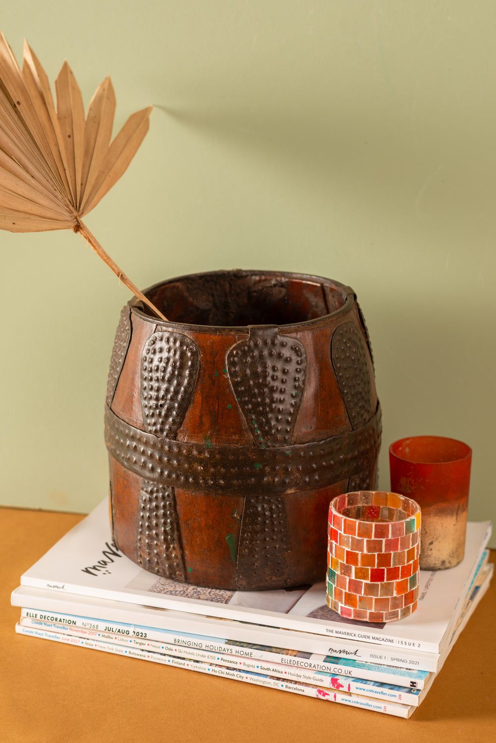 Ian Snow Ltd Wooden Vintage Barrel Pots - 03