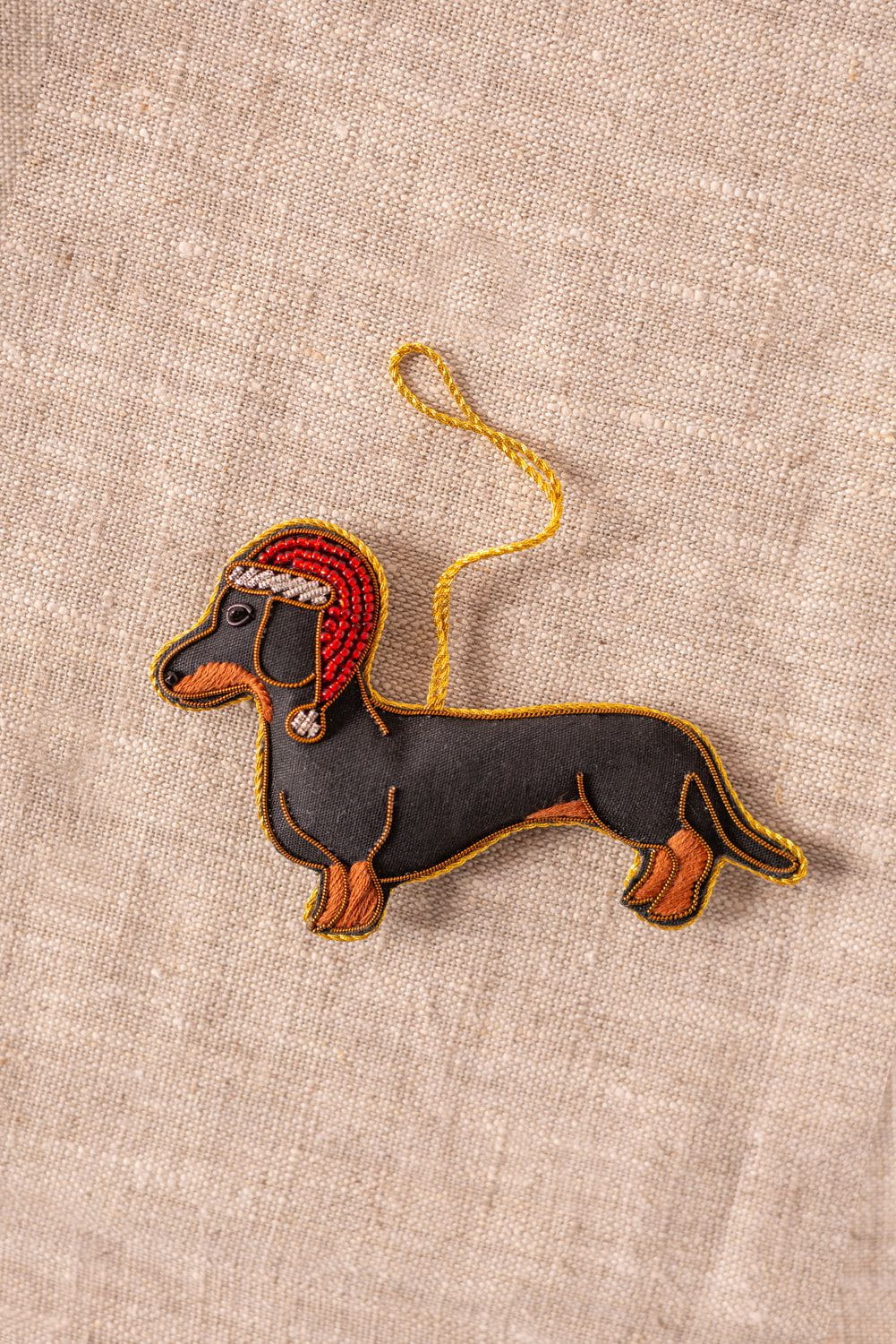 Ian Snow Ltd Daschund Decoration (Virgin Plastic Free)