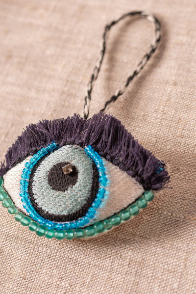Ian Snow Ltd Embroidered Eye Hanging Ornament