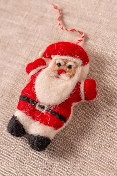 Ian Snow Ltd Felt Santa Decoration