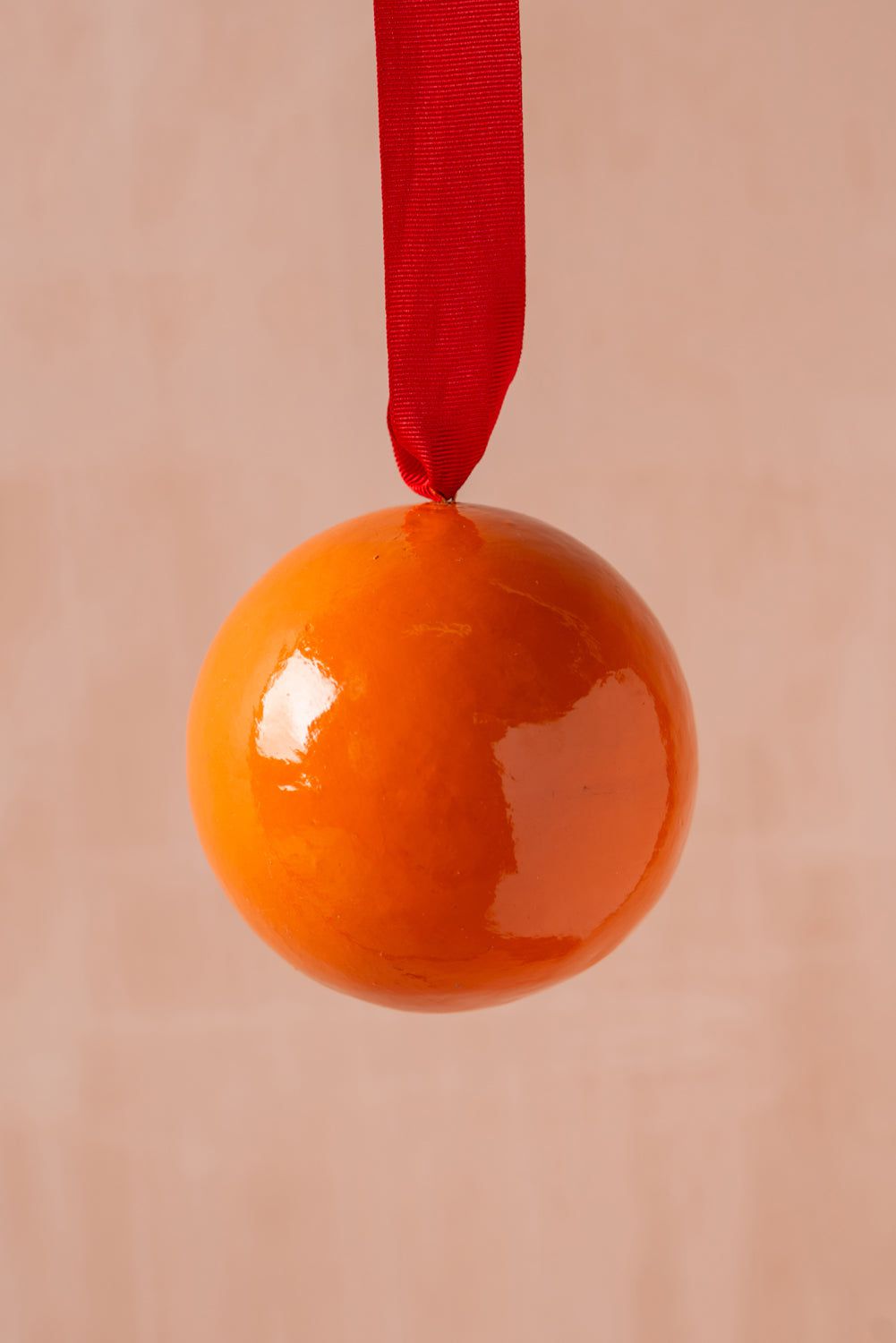 Orange and Red Colourblock Bauble - MYAKKA