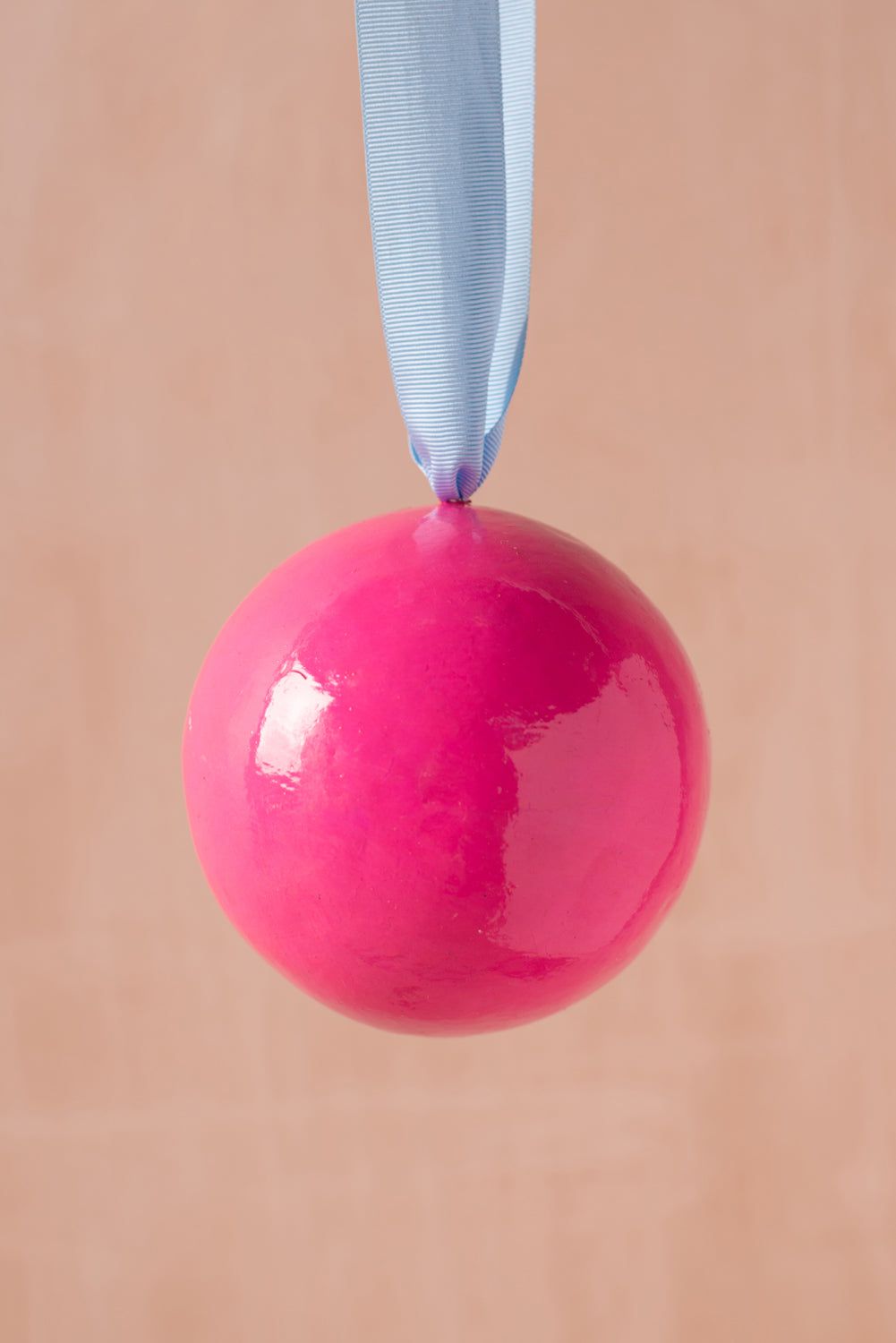 Ian Snow Ltd Pink and Turquoise Colourblock Bauble
