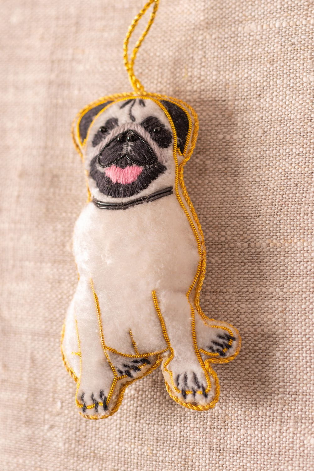 Ian Snow Ltd Pug Decoration (Virgin Plastic Free)