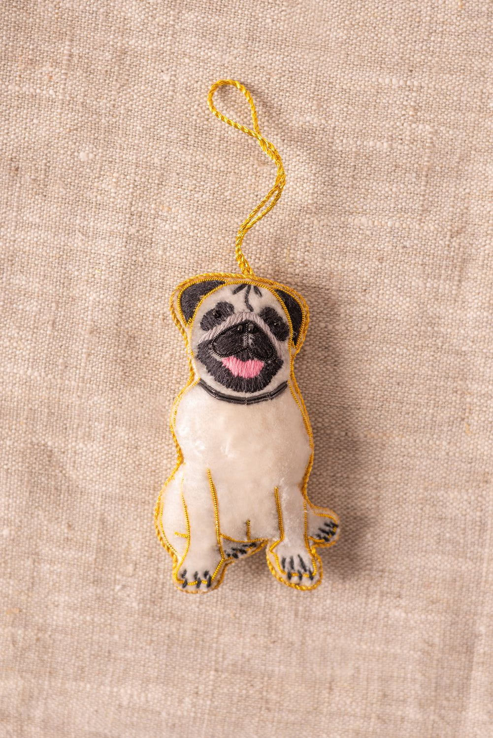 Ian Snow Ltd Pug Decoration (Virgin Plastic Free)