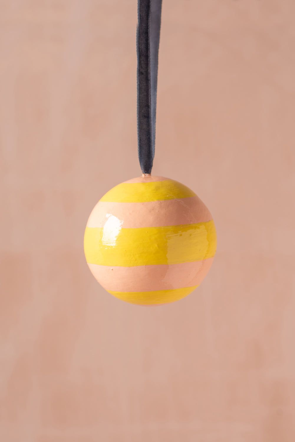 Ian Snow Ltd Rhubarb & Custard Striped Bauble