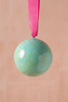 Ian Snow Ltd Turquoise and Pink Colourblock Bauble