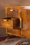 MYAKKA Swirl Design Mango Wood Cabinet