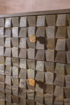 MYAKKA Block Design Mango Wood Chest of Drawers