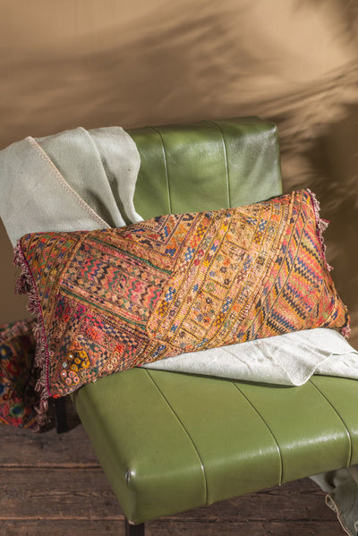 MYAKKA Recycled Tribal Embroideries Cushion Cover