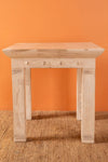 MYAKKA Ex Sample/Seconds White Wooden Side Table