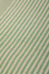 MYAKKA Green Stripe Recycled Cotton Throw