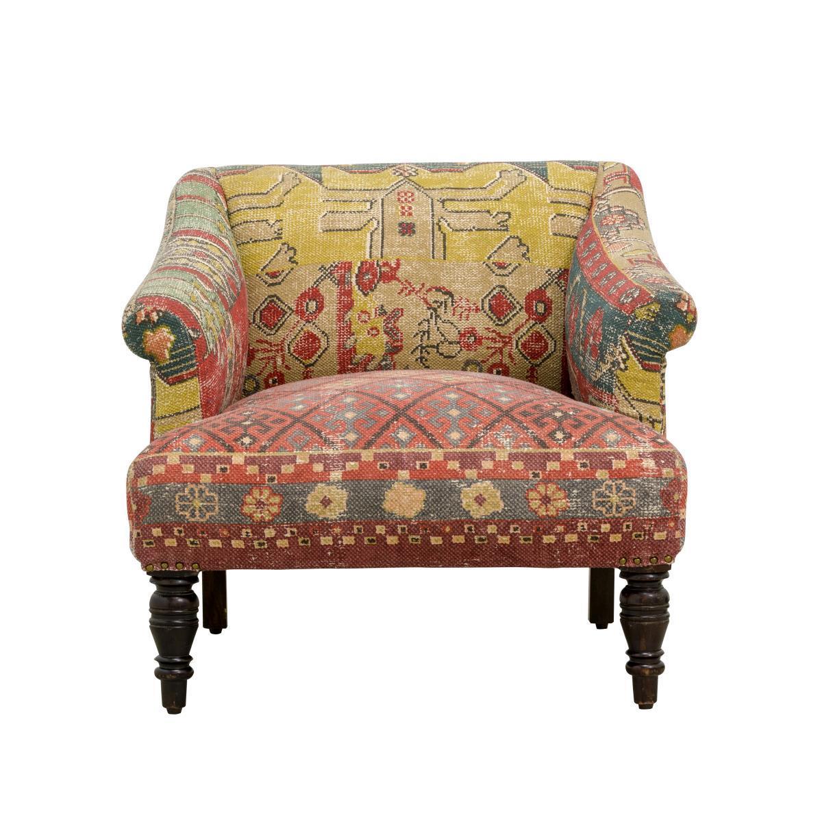 MYAKKA Salaam Printed Cotton Armchair