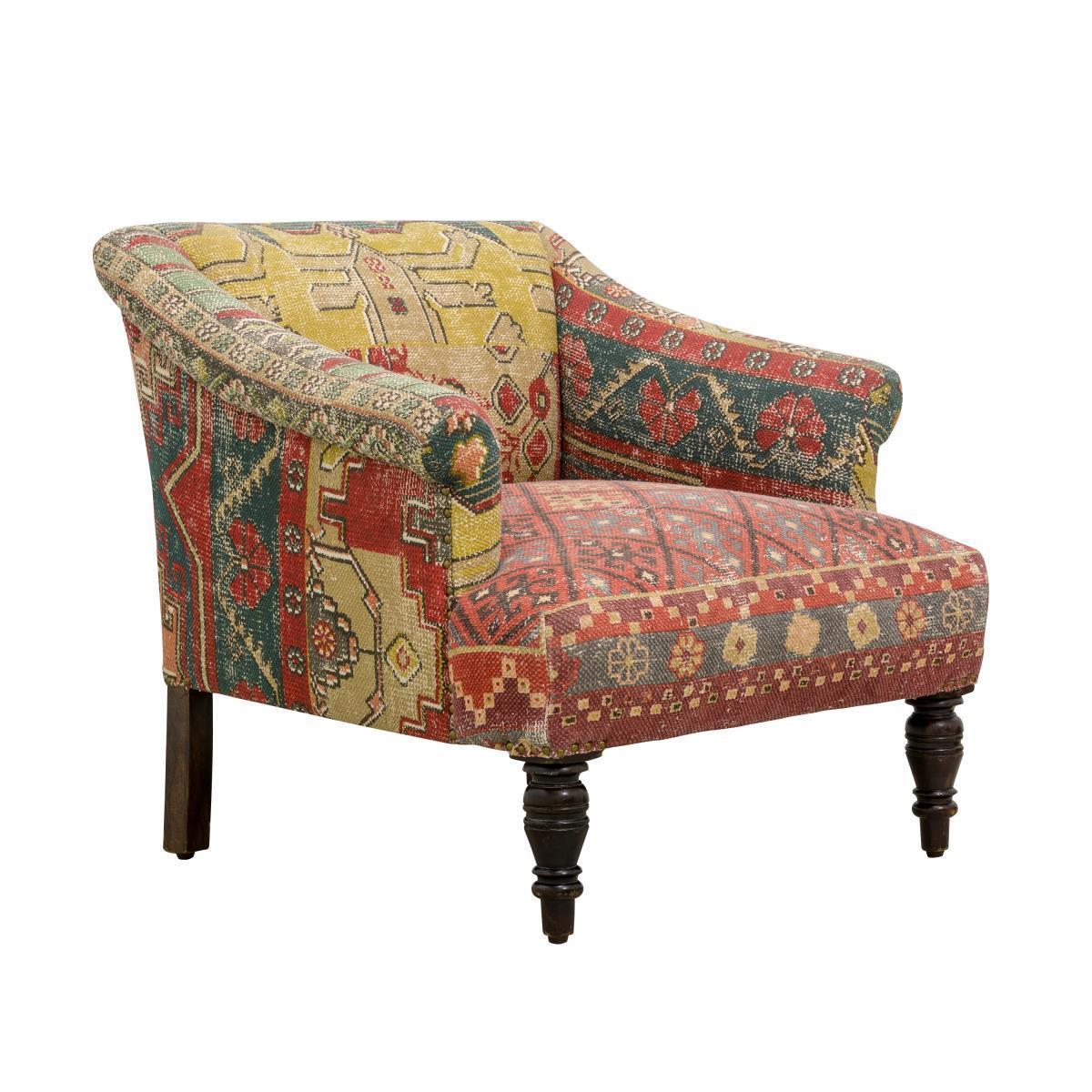 MYAKKA Salaam Printed Cotton Armchair