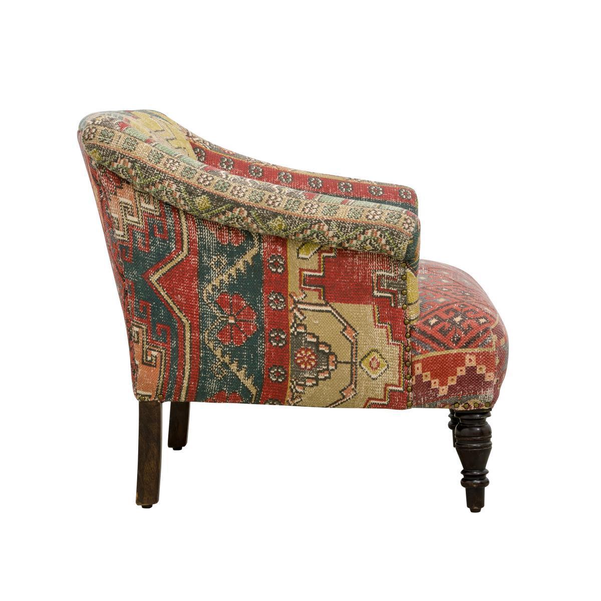 MYAKKA Salaam Printed Cotton Armchair