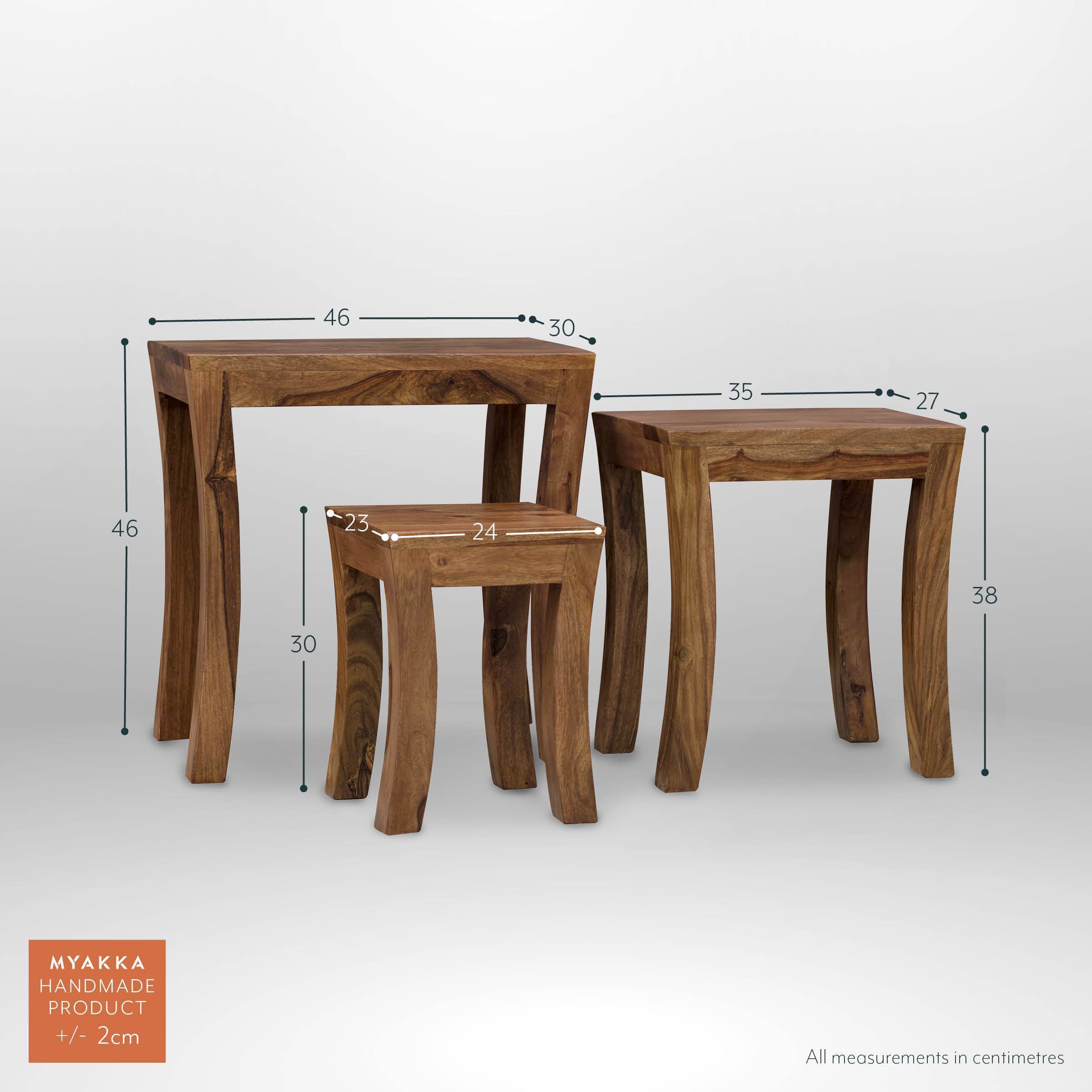 MYAKKA Contemporary Nest of Tables